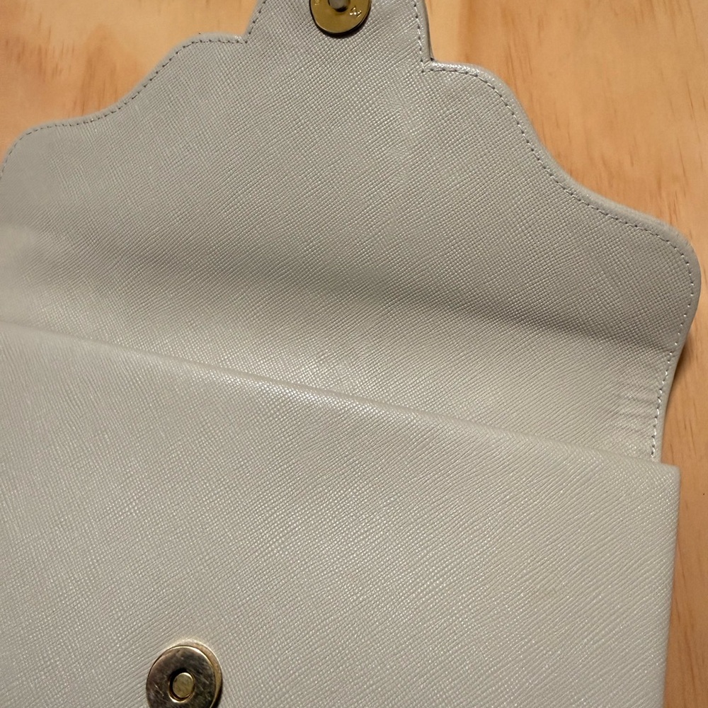 YSL Off White/Beige Envelope Clutch - Picture 7 of 16